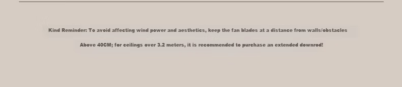 AUX Ceiling Fan Light Integrated Inverter High Wind Quiet Fan Lamp Living Room Ceiling Light 26