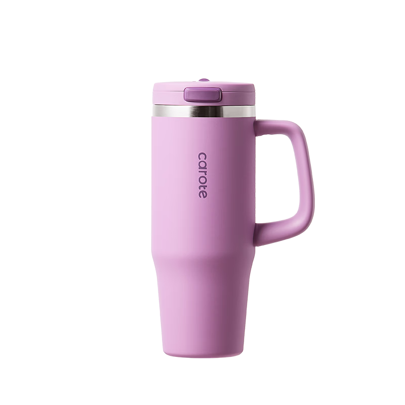 Carrot Ice King Straw Insulated Large Capacity Water Bottle High-Value Car Travel Cooler Cup for Women Men Birthday Gift