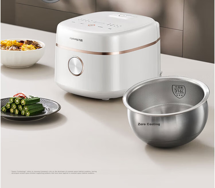 Joyoung Multifunctional Smart Rice Cooker 4L 316L Stainless Steel Inner Pot IH Non-Stick Rice Cooker F-40F560L 2