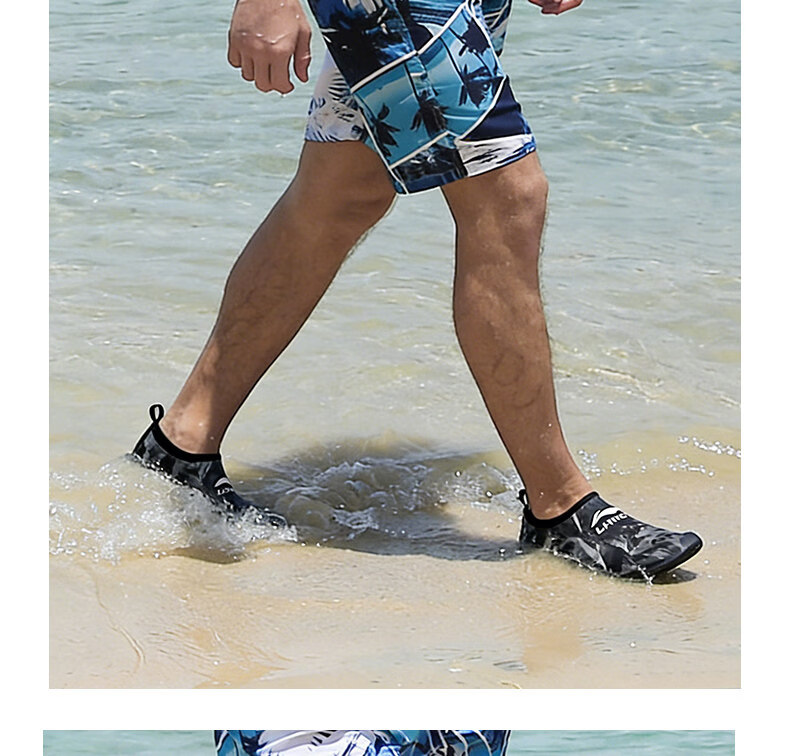 Li-Ning Beach Shoes Unisex Swimming Rafting Anti-Slip Cut-Resistant Skin-Friendly Water Park Sea Hunting Snorkeling Breathable Durable Water Shoes 18