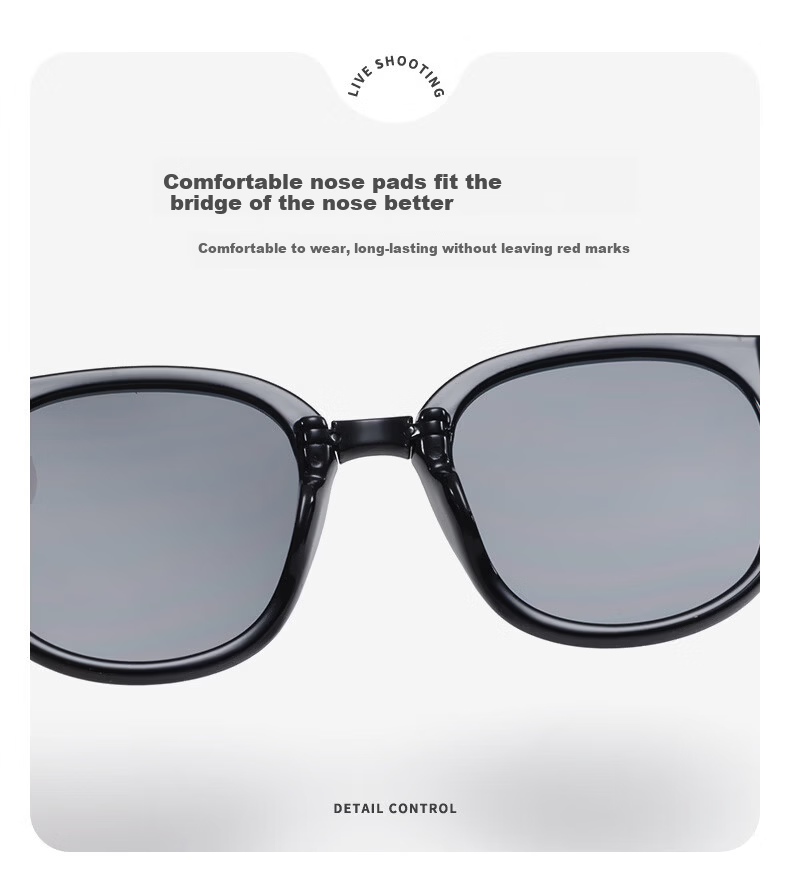 Liangshihui Kids Foldable Sunglasses Children's UV Protection Sun Glasses for Boys and Girls Black 3