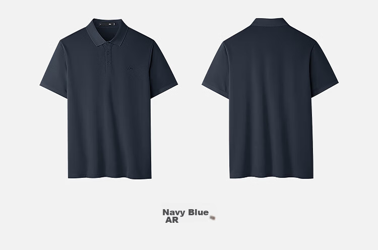 HLAHLA Men's Short Sleeve Polo Shirt Mountain Series Moisture-Wicking Quick-Dry Summer Tee 20