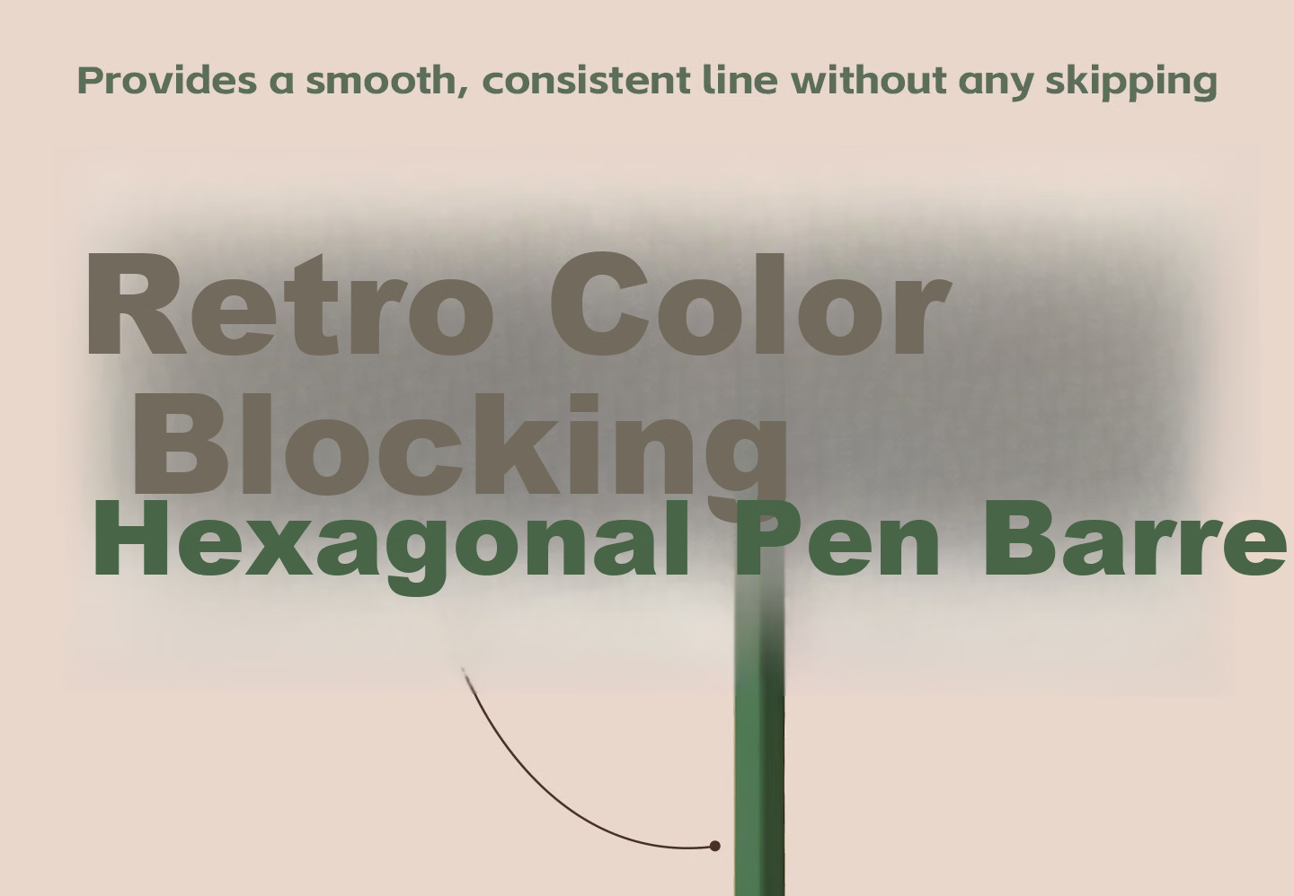Never Hexagonal Metal Pen Magnetic Gift Box Premium Business Signature Pen Industrial Style Quick-Dry Gel Pen Spring Fruit [Metal Pen*1 + Refill*1] 6