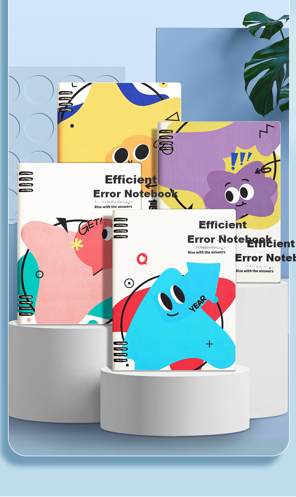 Zolan Zhe [Back to School Essential] Loose-leaf Error Correction Notebook for Elementary, Middle, and High School Students, Math, Physics, Chemistry B5 Thickened Correction Book 16K Math English Detac 3