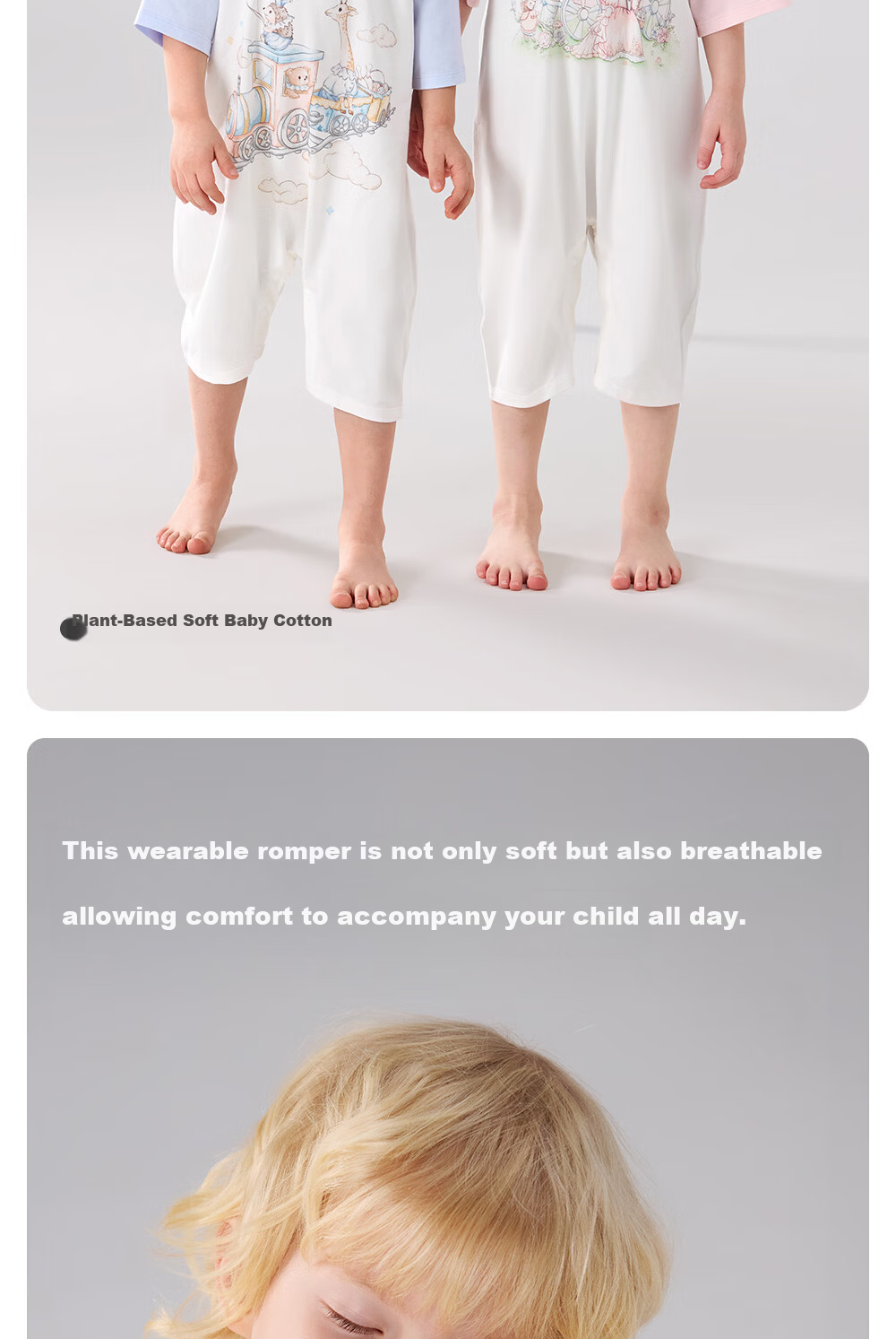 Betis Baby Romper Summer Thin Breathable 2026 New Boys Girls Short Sleeve Children's Homewear 3