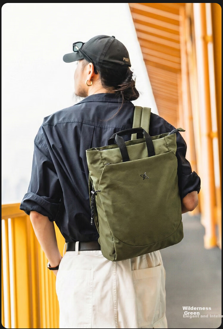 GYXX Polaris Dual-Shoulder Laptop Backpack 16-inch Business Commuter College Student Handheld Book Bag 13