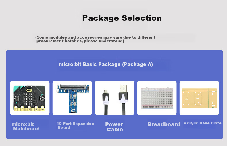 Chuanglebo Microbit Development Board Expansion Board V2 Robot Kit Python Mainboard micro:bit V2.2 15