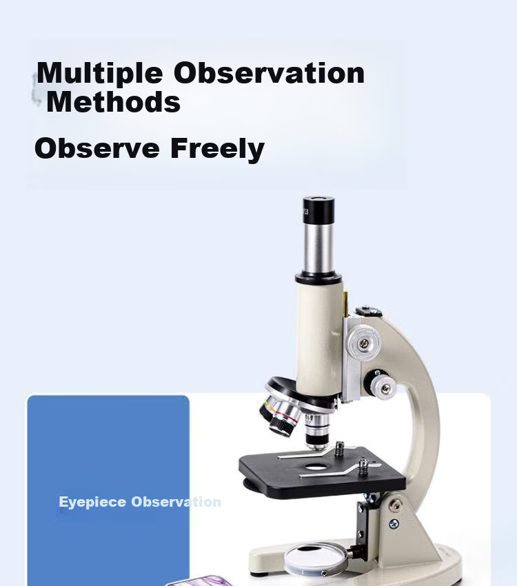 Deli Biological Microscope, Elementary School Science Experiment Textbook Style, 640X Children's Toy Gift 11
