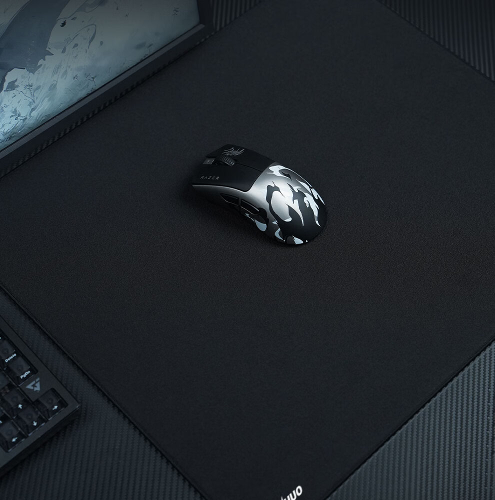 Zhenhuoxing Black 490x420x5mm Edge-Locked Mouse Pad 5