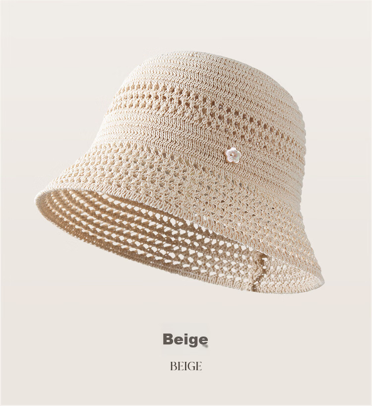 JIUMU Women's Linen Sun Hat Sunshade Fisherman Hat Cotton Cool Hat Summer Outdoor Face Covering Beach Vacation Hat 16