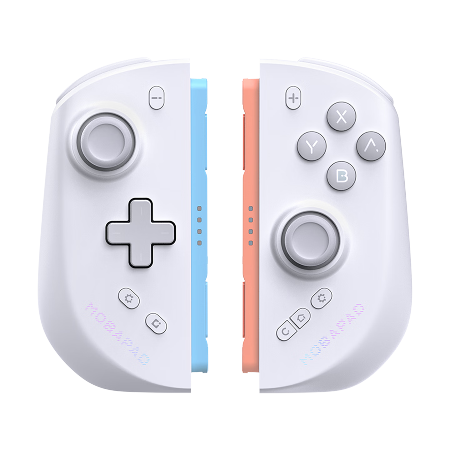 Mopai Gemini 3-Part Handle S Version Switch 2 Controller Joy-Con 2 Controller Nine-Axis Motion Sensor Native Wake C-Key Second Generation Protocol NS2 Game Controller Moon Rock White
