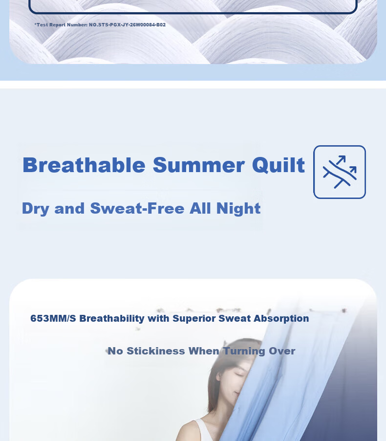 Jingyan Summer Cooling Quilt Air Conditioning Blanket Ice Silk Cooling Summer Single Double Thin Quilt Core Class A Suitable for Sleeping Naked 1.5x2m 10