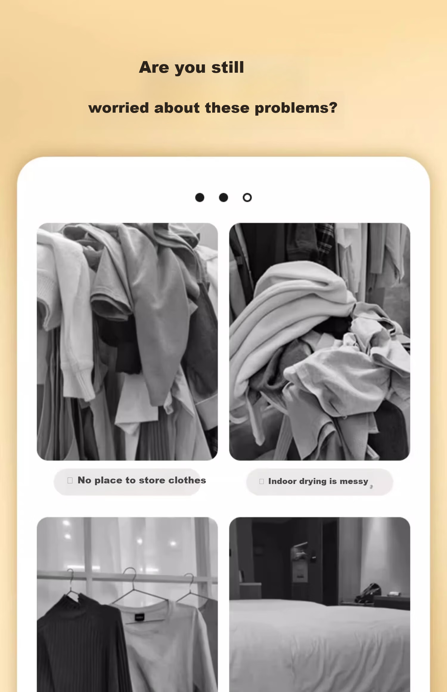Baicaoyuan Travel Folding Clothes Hanger Portable Six-Hole Drying Rack for Business Trip and Hotel Clothes Drying Tool 2-Pack Gray 2