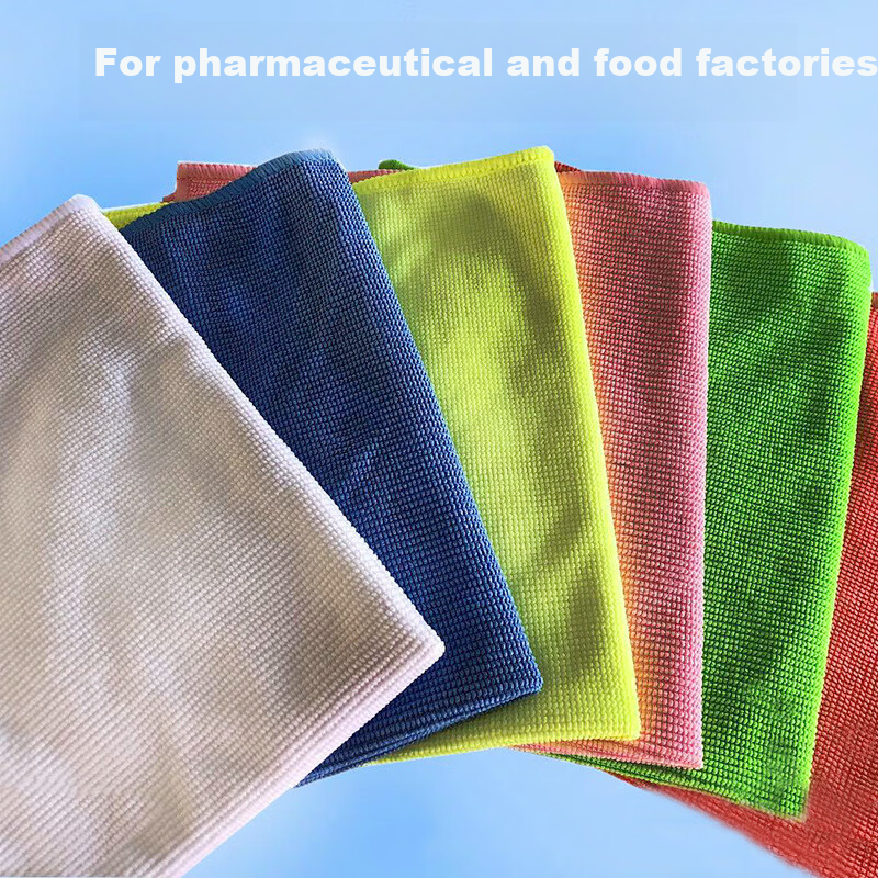 BAIGE Dust-Free Wiping Towels Blue 30x30cm (5 Pieces) Cleanroom Cloth Dual-Use Dry and Wet Lint-Free Rags 2