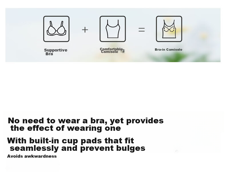 MiiOW U-Neck Lace Camisole with Built-in Bra Pad Women's Summer Sleeveless Outerwear and Innerwear Backless Underwear 4