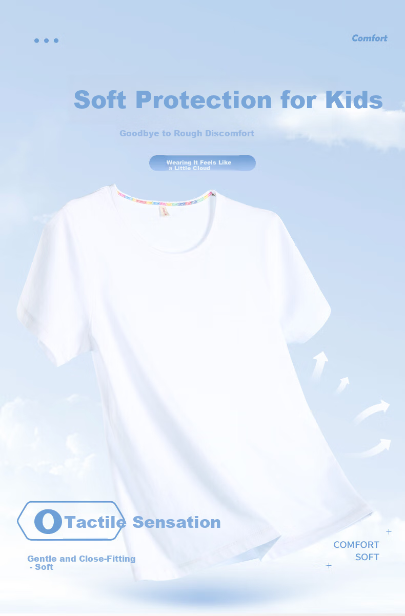 Disney Kids Sportswear 2026 Summer New Comfortable Cotton Girls Short Sleeve T-Shirt Loose Boys Summer Outfit 6