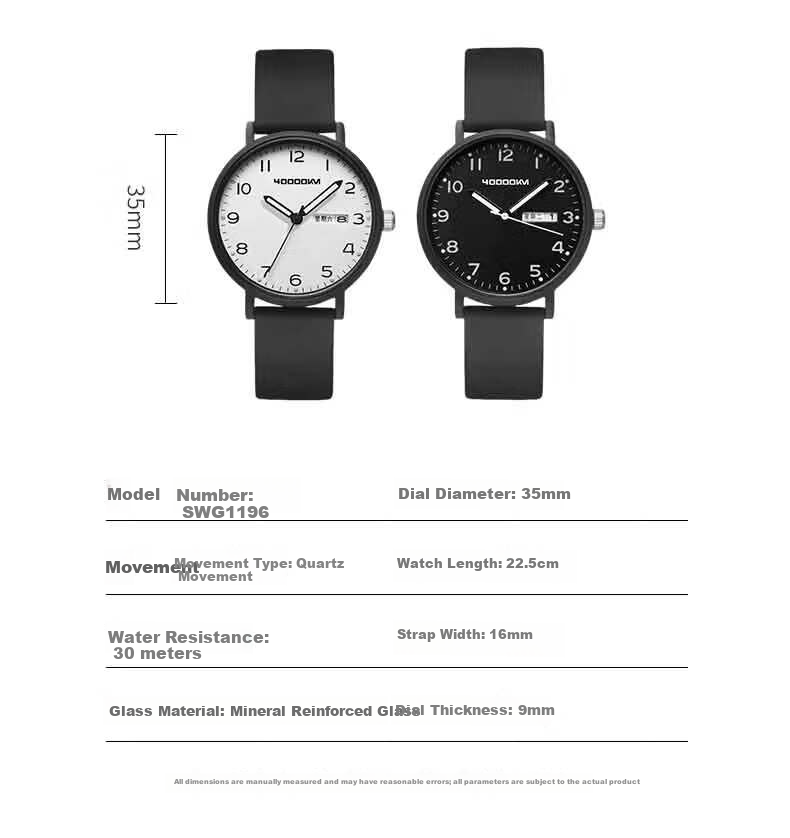 40,000 Kilometers Student Watch for Girls Middle and High School Students Time-Only Silent Mechanical Quartz Exam Special Gift 9