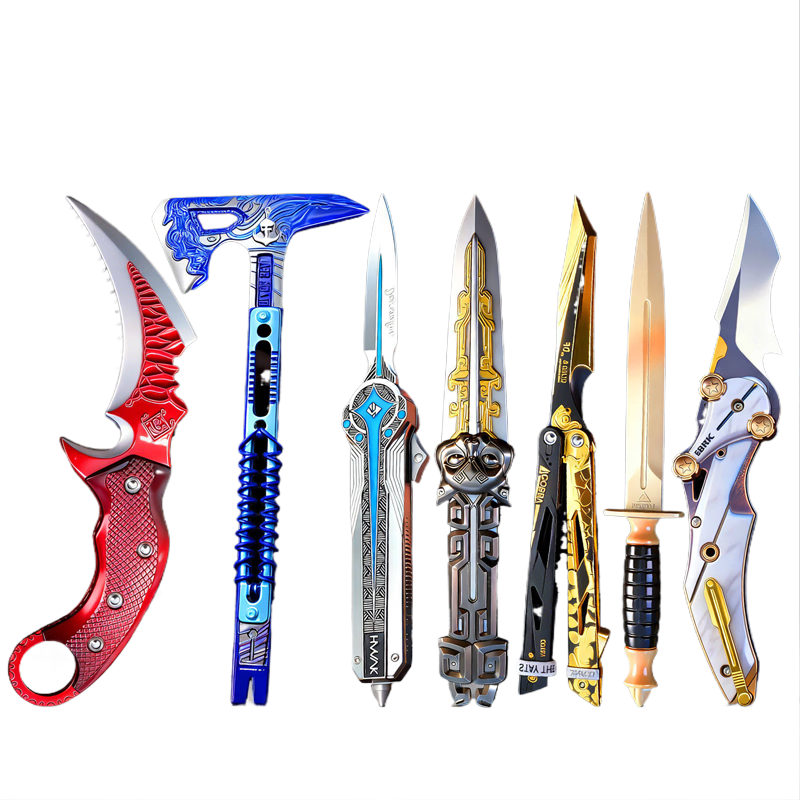 Murcia Starfaller Knife S9 Delta Operation Peripheral Star Chaser Dark Star Creed Plastic Knife Unsharpened Model Toy