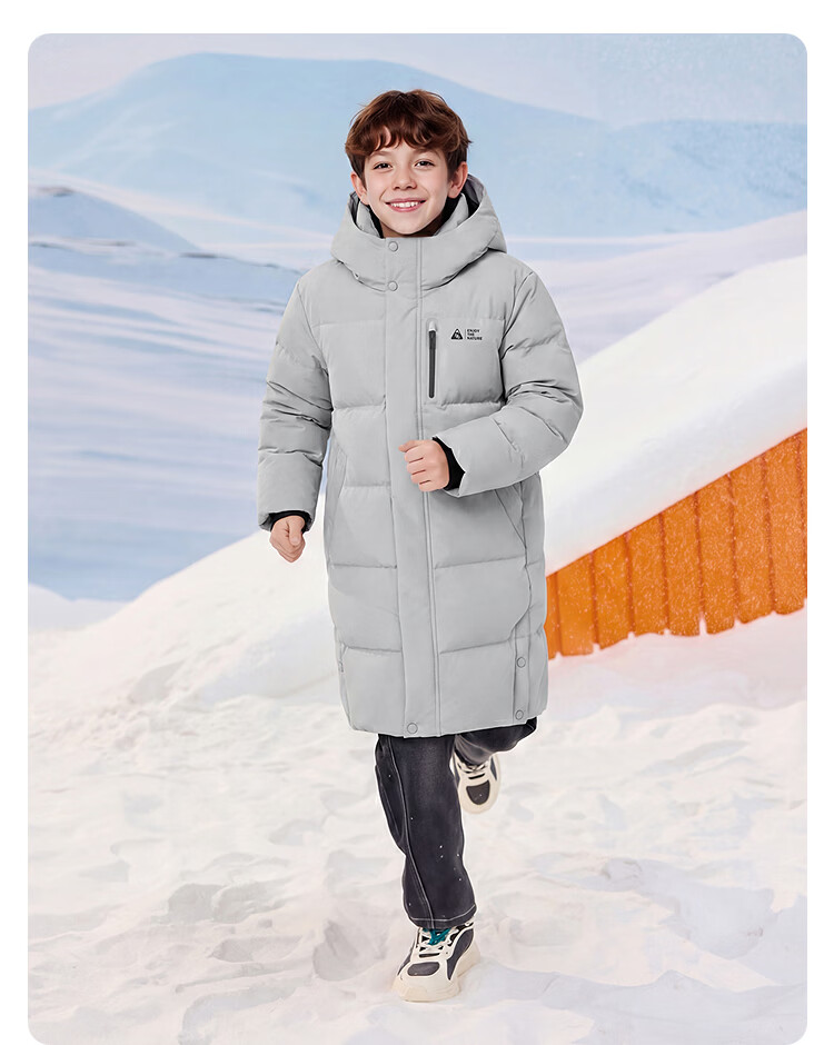 BALABALA [BalaOne] Children's down Jacket for Boys And Girls, Winter 2026 Protective Parent-Child Coat 24