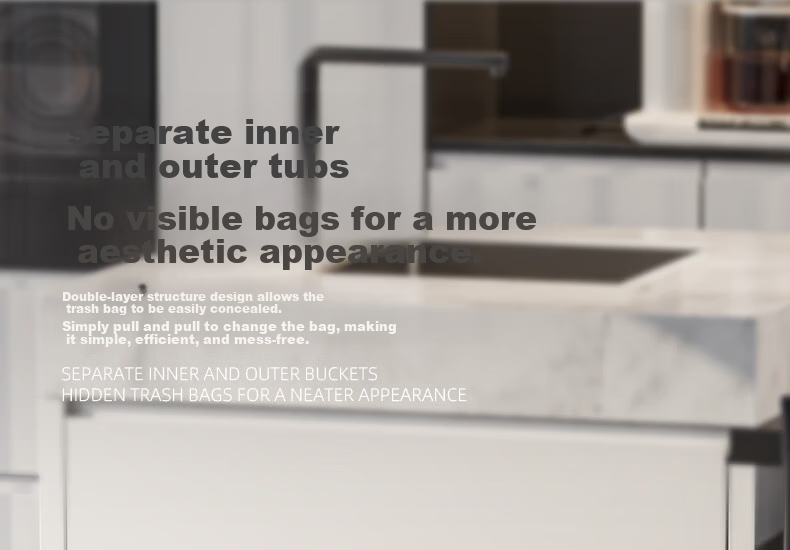 AKBK Living Room Trash Can 15L Milk White Household Bedroom Kitchen Bathroom Large Luxury 2026 New Model 4