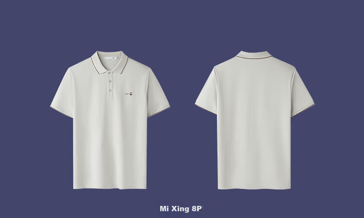 HLAHLA Men's Short Sleeve Polo Shirt 26 Three-Body Collaboration Series Cooling Short Sleeve Summer Father's Day Gift 13