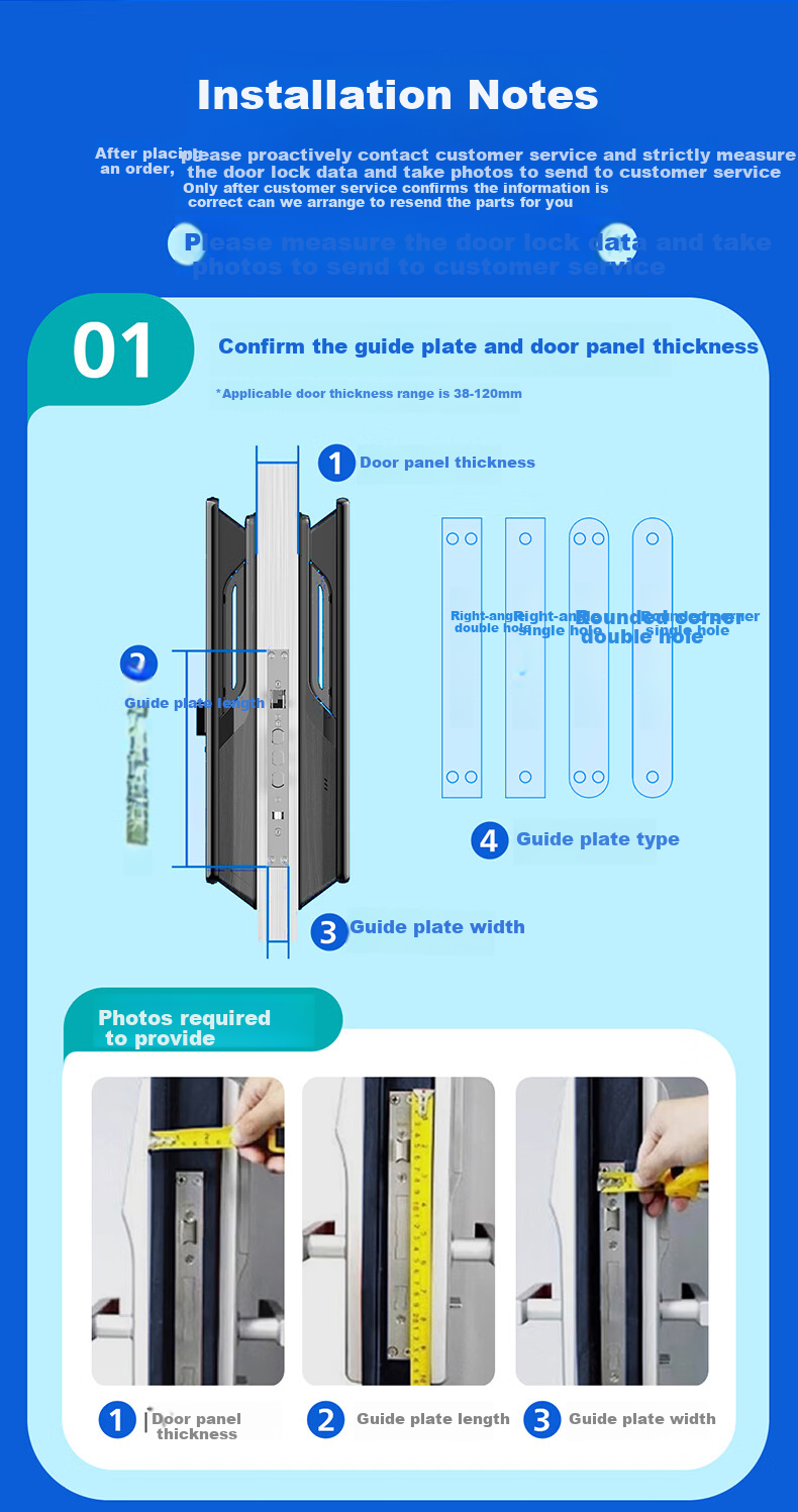 PHILIPS Fully Automatic Palm Vein 3D Facial Recognition Smart Door Lock Home Peephole Anti-theft Electronic Lock 301MFVP 9