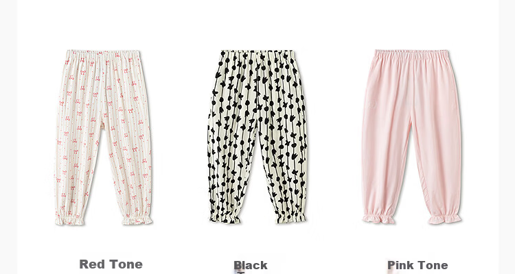 Balabala Kids Pants Boys Girls Summer Mosquito Repellent Casual Trousers Toddler Outdoor Pants [Mall Same Style] 12