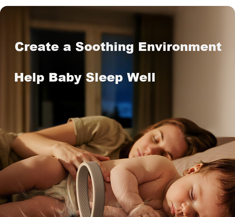 EVOCELER UK Baby Soothing Sleep Device 0-6 Months Portable White Noise Machine Sleep Aid Music Sleeper 8