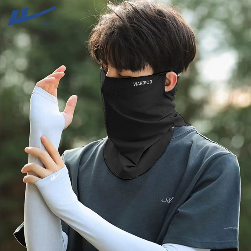 Warrior Men's Sun Protection Face Mask UV Protection Cycling Fishing Mountaineering Outdoor Neck Gaiter Ear Cover 1