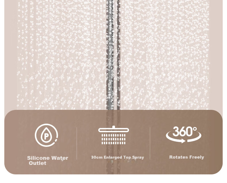 Jingshi Weideng Shower Faucet Set Bathroom Shower Head Pressurized Smart Gun Gray Integrated Shower Kit KWL 4