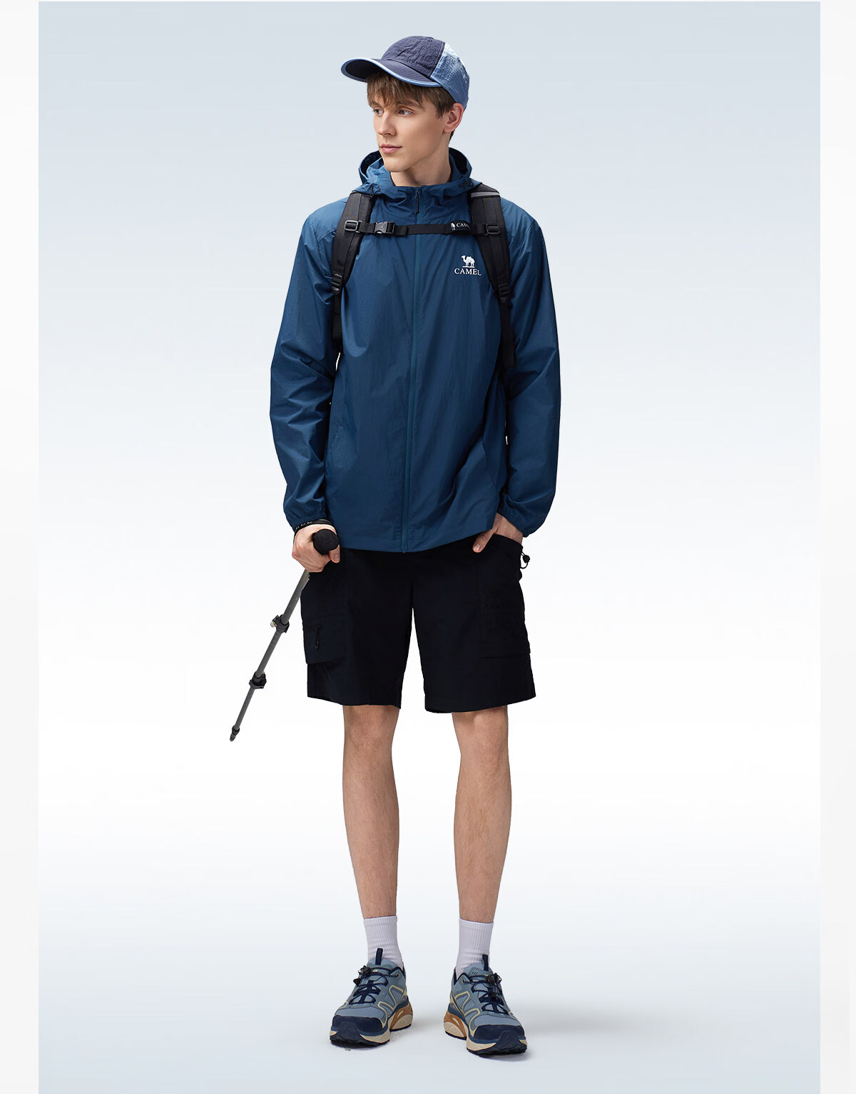 CAMEL Outdoor Original Yarn Sun Protection Jacket 2026 Spring Summer New Men's UPF1000 Cooling Water-Repellent Sports Jacket 24