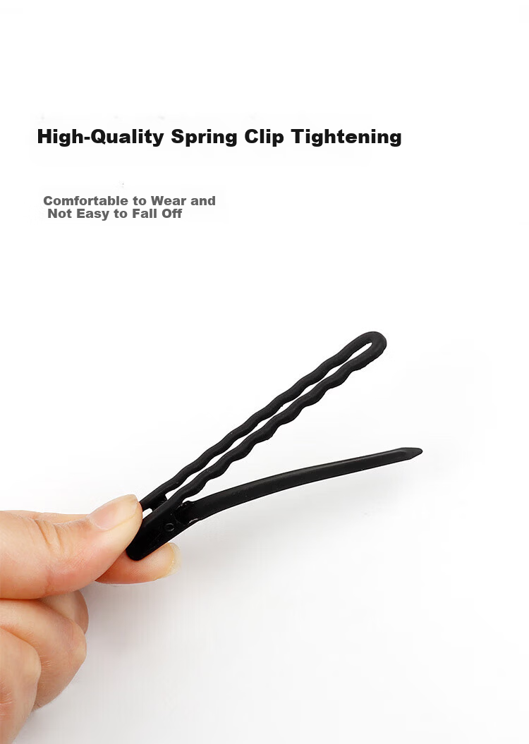 MEIFUYU Hair Clips Set - 6 Pieces Flat Clips, BB Clips, Side Clips, Back Head Hair Clips, Bang Clips, Duckbill Clips WH7218 9