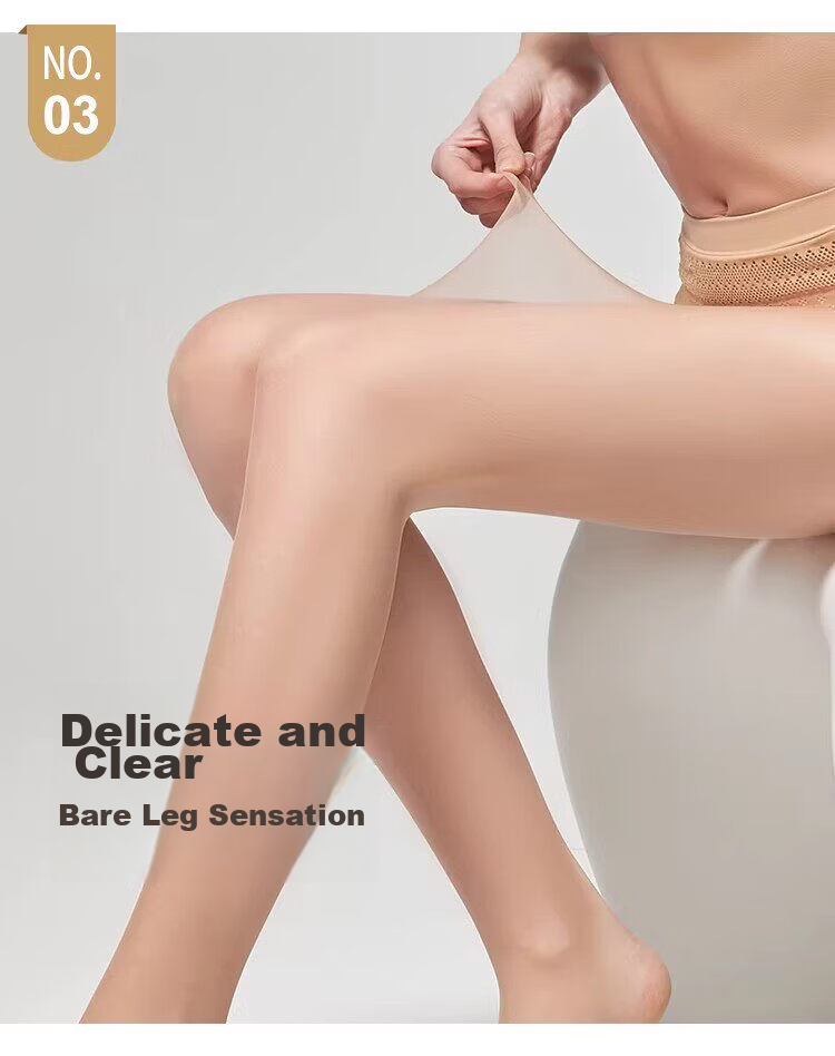 Avandy Apple Hip Pantyhose Women Crotchless Skin-Friendly 1DPLUS Ultra-Thin Breathable Sunscreen Euro-Style Tights 19