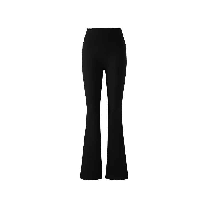 SIINSIIN Yang Mi Style 2026 Summer Women's Flared Yoga Pants Black Slim Casual Shark Flare Trousers