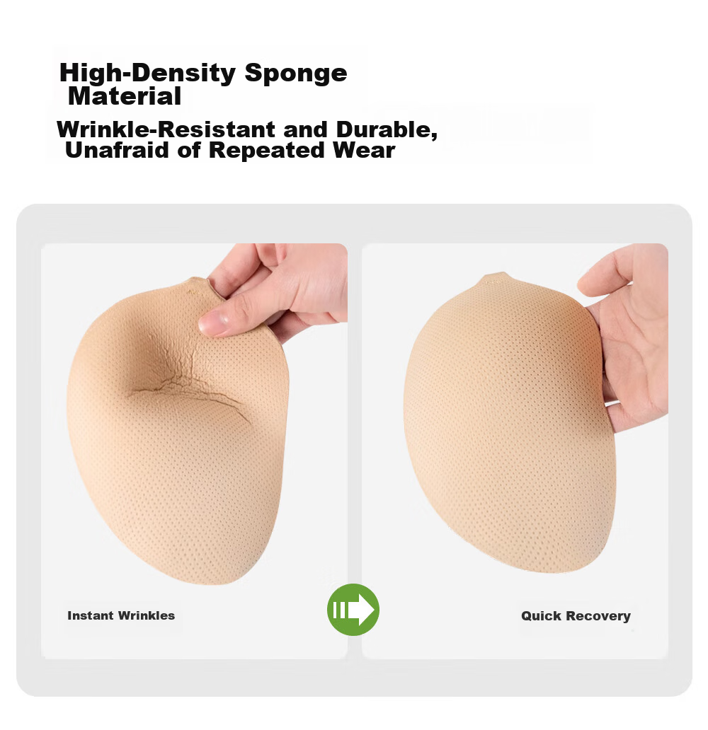 PINK AMY Sticky Cotton Breast Pads Women’s Wedding Dress Summer Push-Up Large Cup Invisible Nipple Covers 13