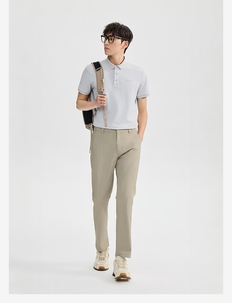 TOREAD Huang Jingyu Same Style Quick-Dry Outdoor Hiking Commuter Pants High Elastic Breathable Long Pants Beige Women L 22
