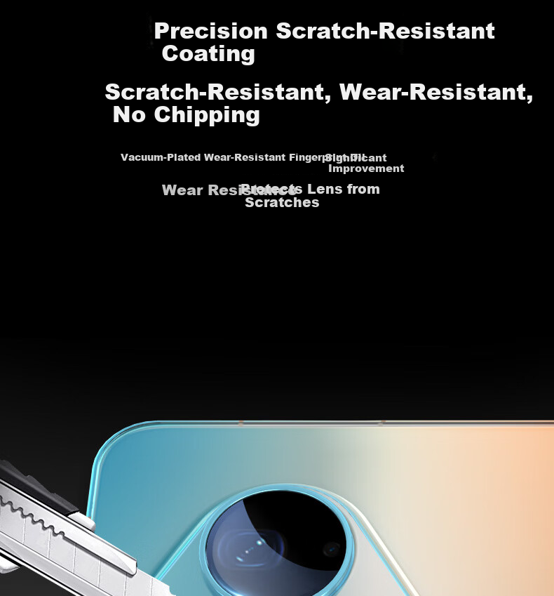 BLUEO AR Ultra-Clear Huawei Pura90pro Lens Protector Pura90pro Rear Camera Lens Film High-Transparency Shockproof Scratch-Resistant Protective Film Graphite Color 4