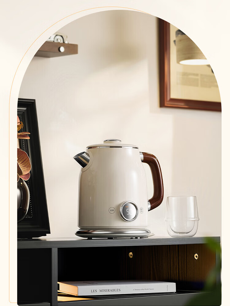 Midea Electric Kettle Water Boiler Artist 56-Level Precise Temperature Control 48H Keep Warm Constant Temperature 316L Baby-Grade Stainless Steel Auto Power Off MK-SH63-Q 22
