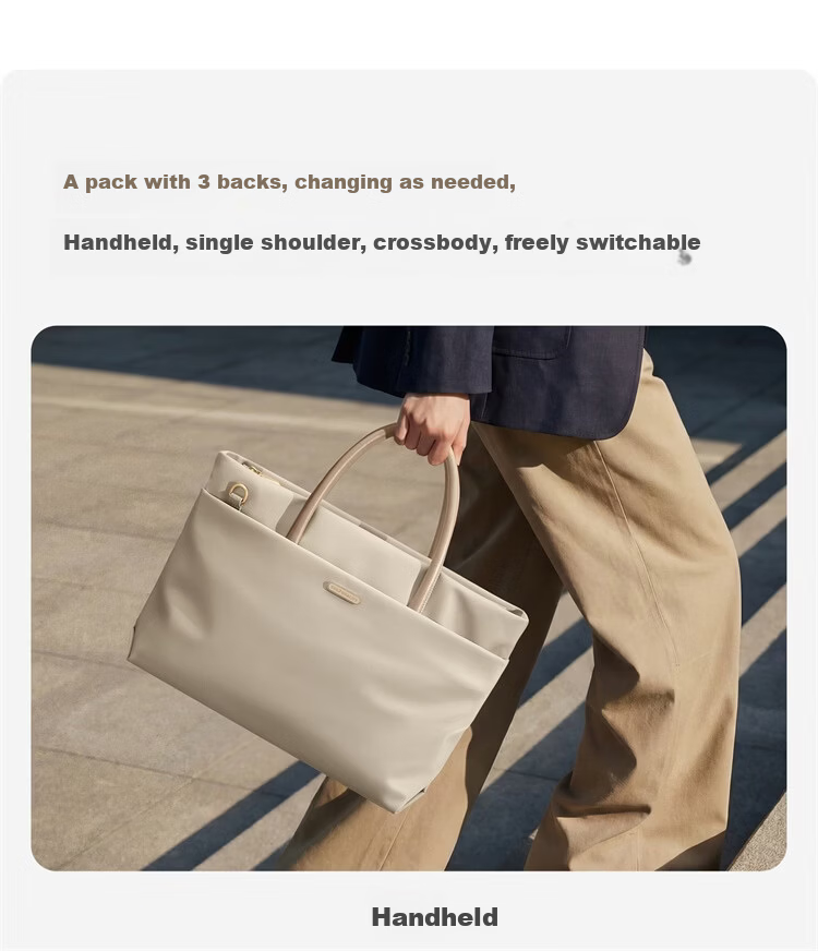 GOLF Women's Business Laptop Bag 14/15 Inch Briefcase for Huawei Apple High-Style Shoulder Crossbody 11