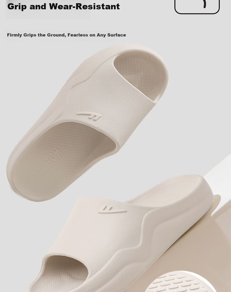 Warrior Men's Slippers HL0651 Comfortable Bathroom Non-Slip Odor-Resistant Sandals Size 44-45 Sandal Wood Color 12