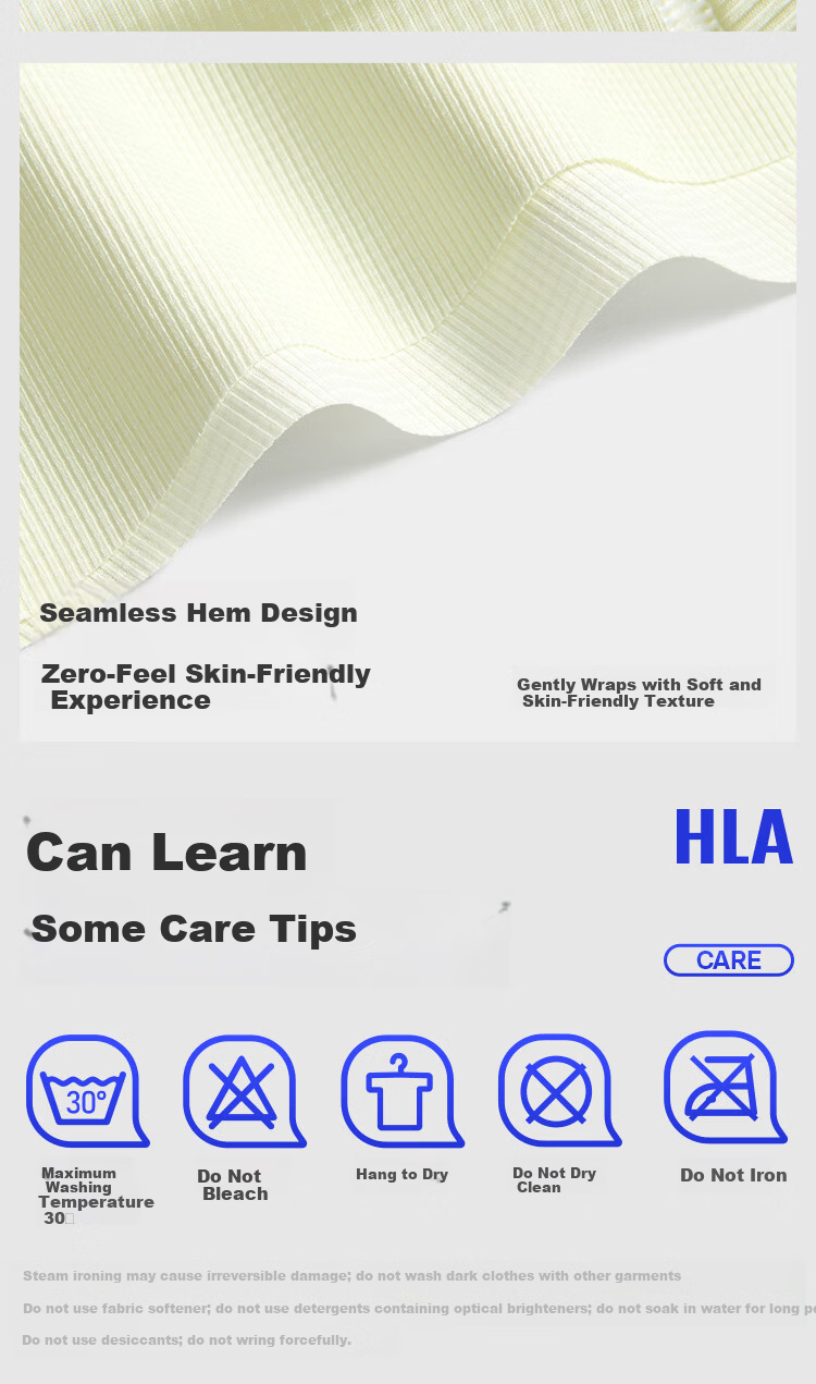 HLA Men's Ice Silk Seamless Antibacterial Deodorant Plus Size Boxer Briefs 3-Pack 14