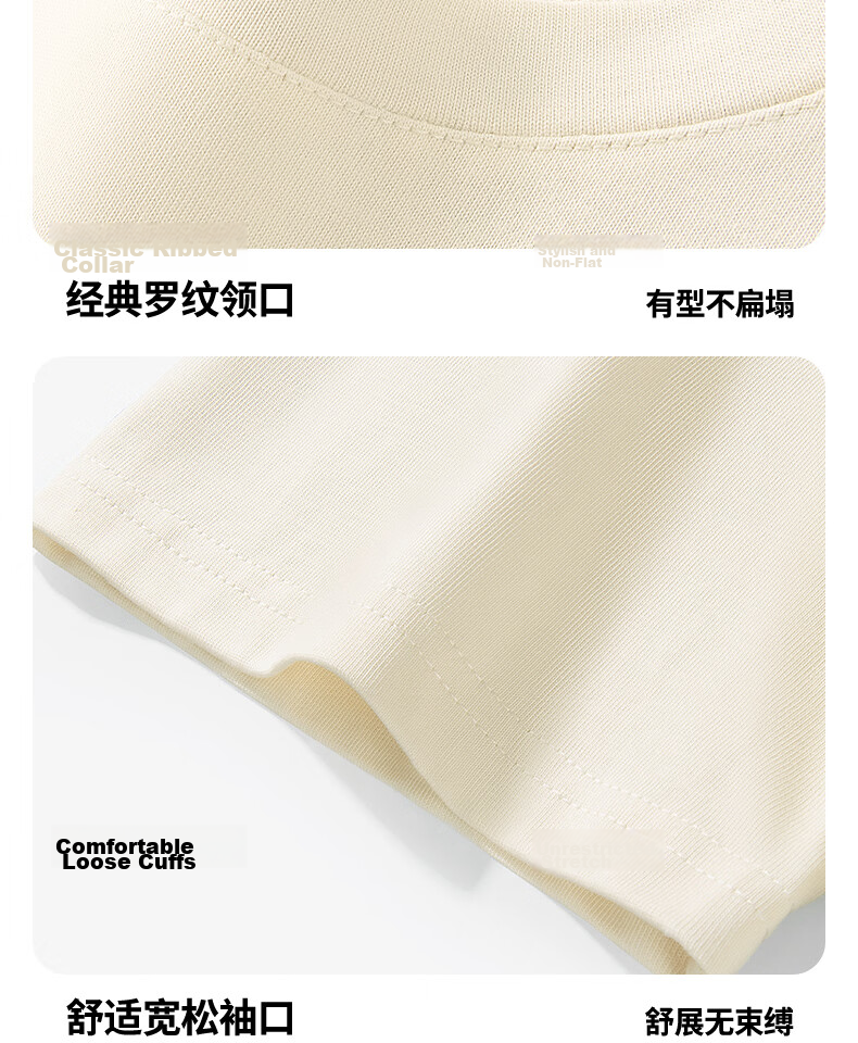 Warrior Women's Short Sleeve T-Shirt 2026 New Summer White Regular Shoulder Plus Size Loose Pure Cotton Tee 15