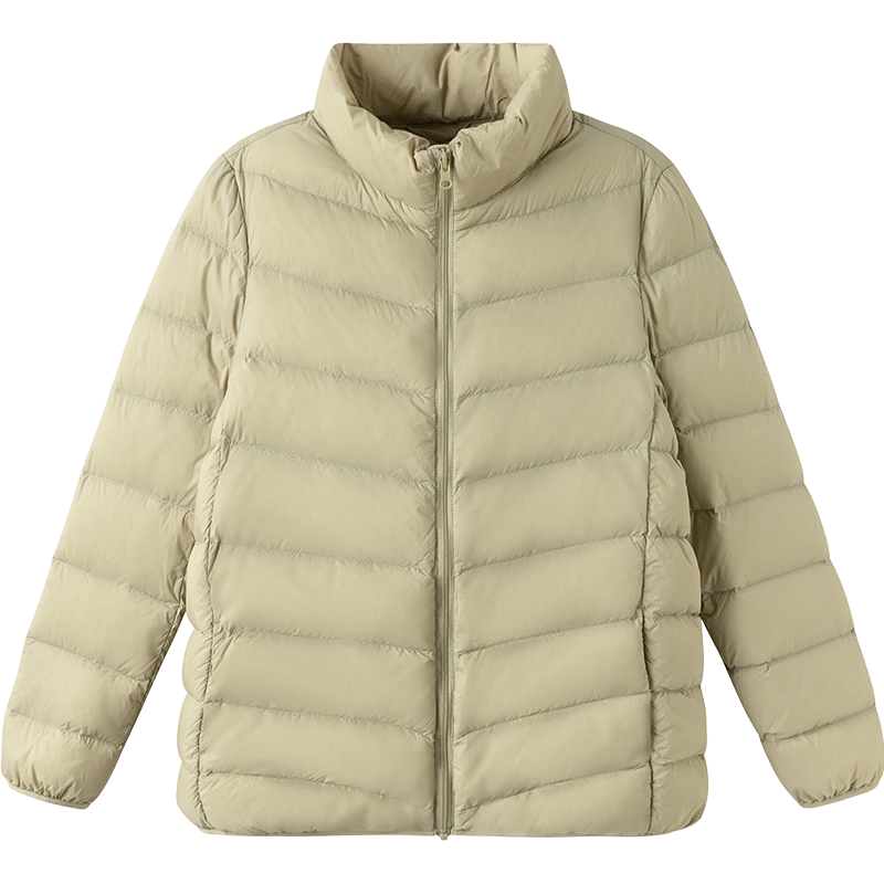 BALABALA Kids Children's Ribbed Down Jacket Boys Girls Parent-Child Lightweight Liner 2025 New Winter Coat