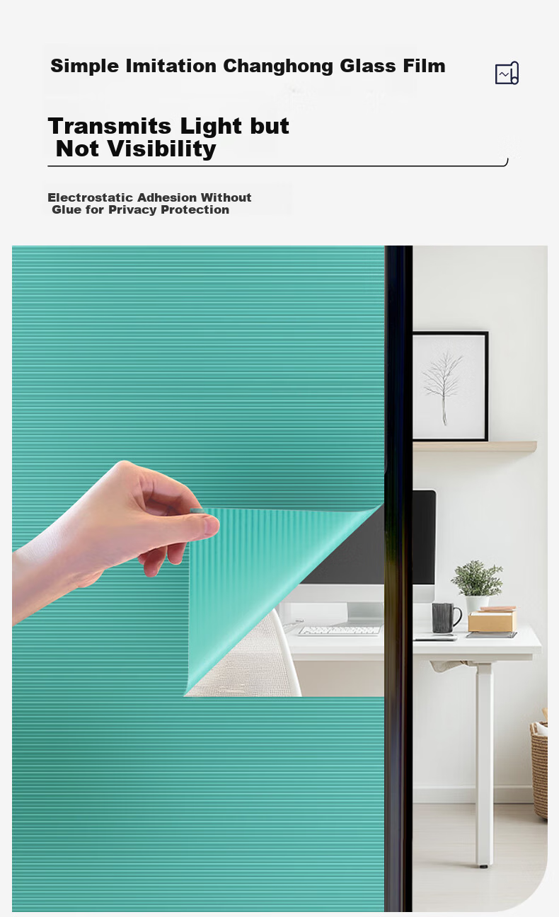 Cuttlefish Sunscreen Heat Insulation Film Shading Film Changhong Green 0.6*2m Sunshade Film Window Privacy Glass Sticker 1