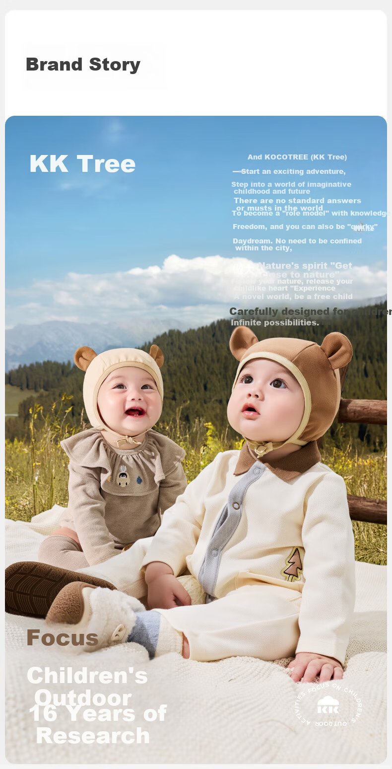 Kocotree KK Tree Baby Hat Autumn Winter Infant Toddler Warm Windproof Cotton Ear Protection Cartoon Hat 24