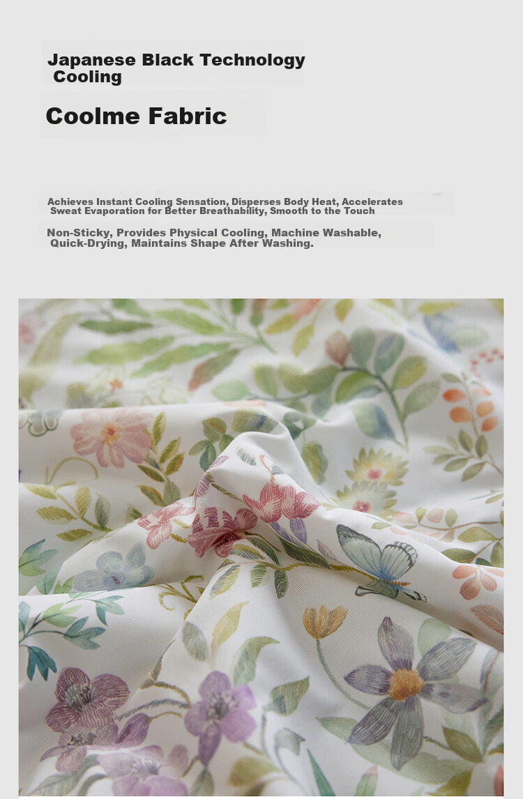 LIIESEN 【Japan Original】COOLME Cooling Air-Conditioned Quilt Core Antibacterial Single Summer Quilt 2.0 8