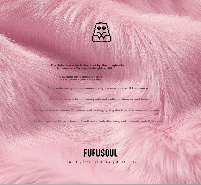 FUFUSOUL Grafflex Art Collaboration Scented Plush Doll Birthday Gift for Women White Keychain 520 Gift 3