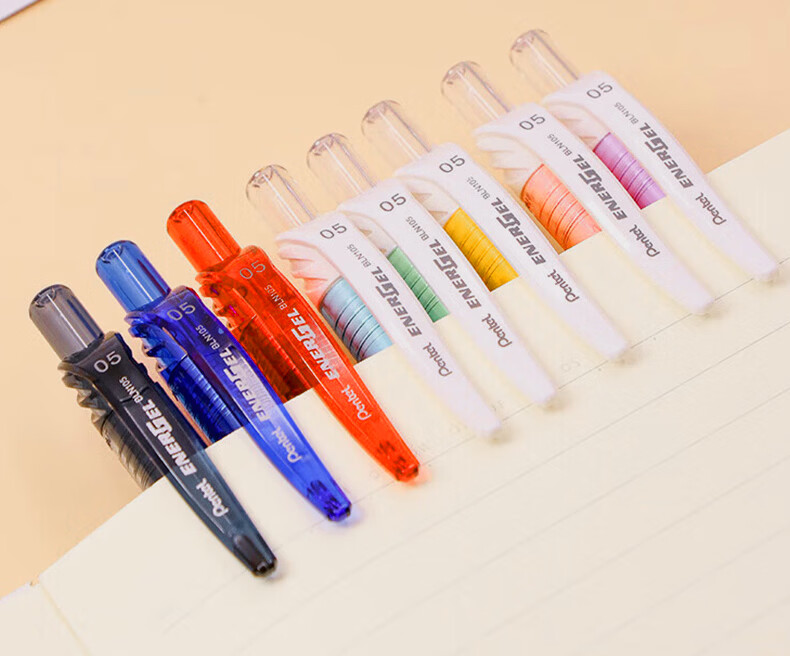 Pentel [Best-Selling Product] BLN105 Retractable Black Gel Pen, Stylish 0.5mm Signing Pen, Business Student Quick-Drying Pen, Water-Based Pen Stationery, Black 5-Pack 14