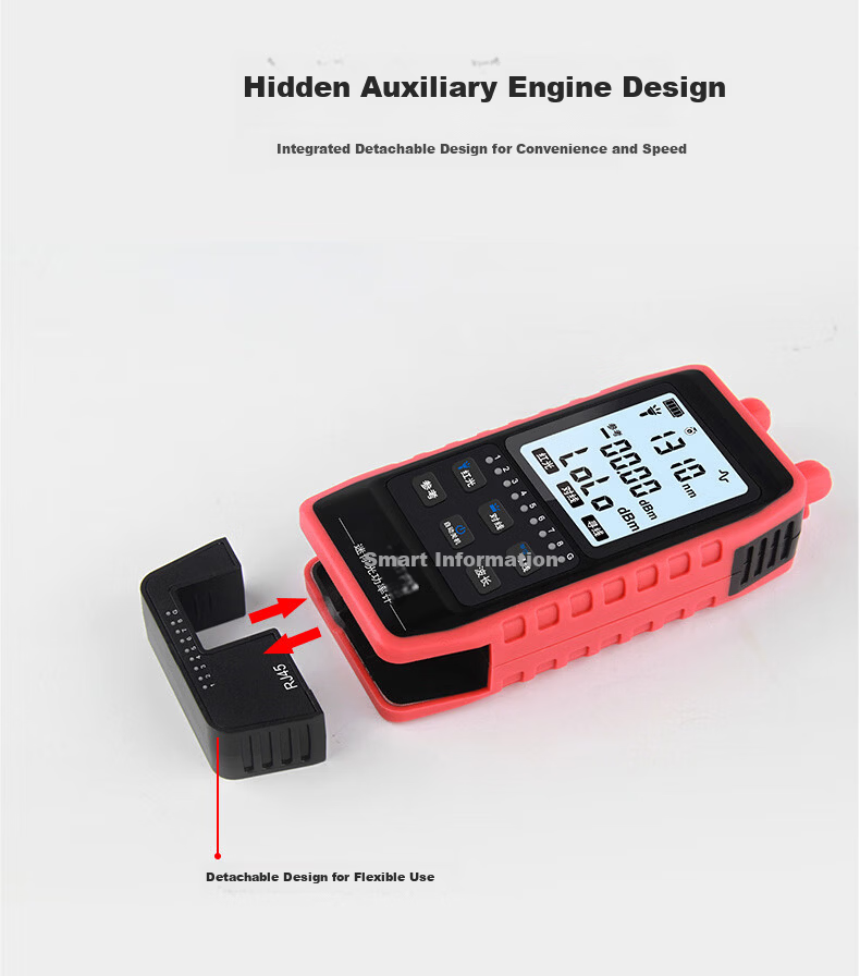 Smart Mouse NF-908 Fiber Optic Power Meter with Red Light Integrated High-Precision Red Light Pen Network Cable Pairing and Wire Sequence Testing Function 4