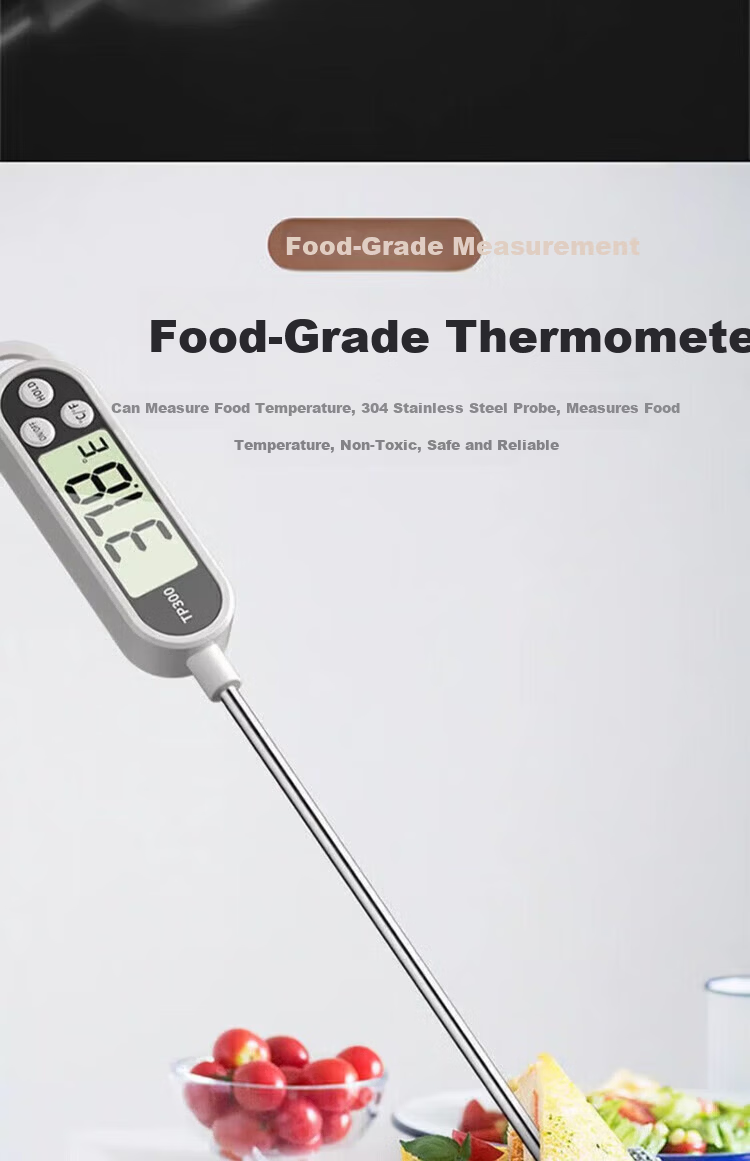 Honggong Probe Thermometer Kitchen Food Oil Temperature Baby Milk Water Electronic Fast Temperature Meter 2